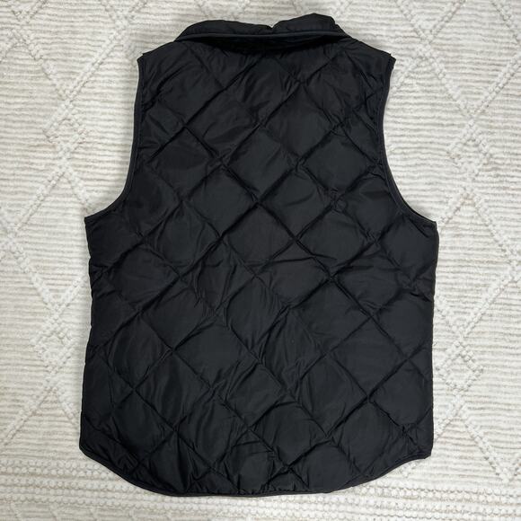Woolrich Black Quilted Puffer Duck Down Filled Vest Jacket Womens Size Medium - Picture 10 of 10